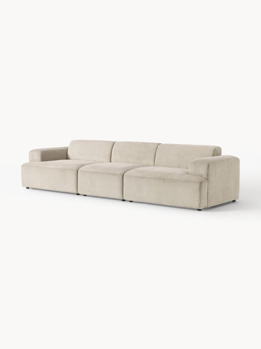 Corduroy Sofa Melva 4-seater