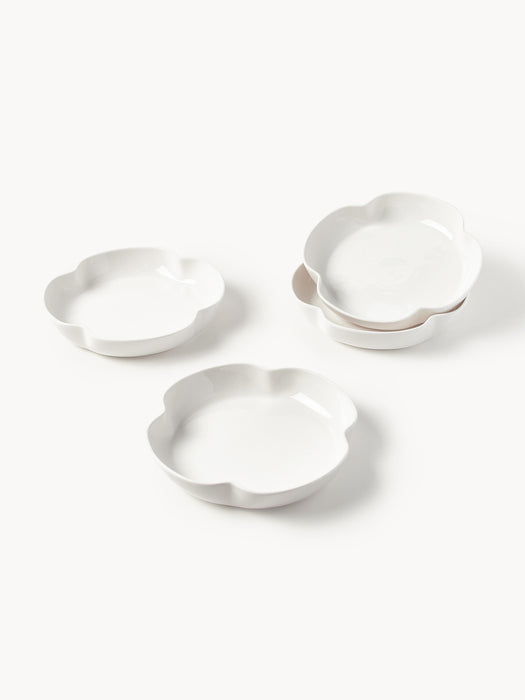 Porcelain Tableware Set Nera 4 People Set of 12