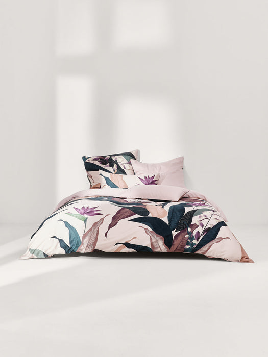 Flora Cotton Sateen Duvet Cover