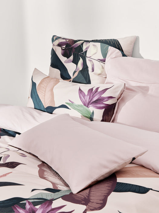 Flora Cotton Sateen Duvet Cover