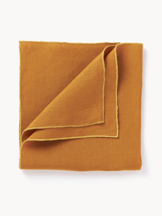 Linen Napkins Kennedy with Decorative Edging Set of 4
