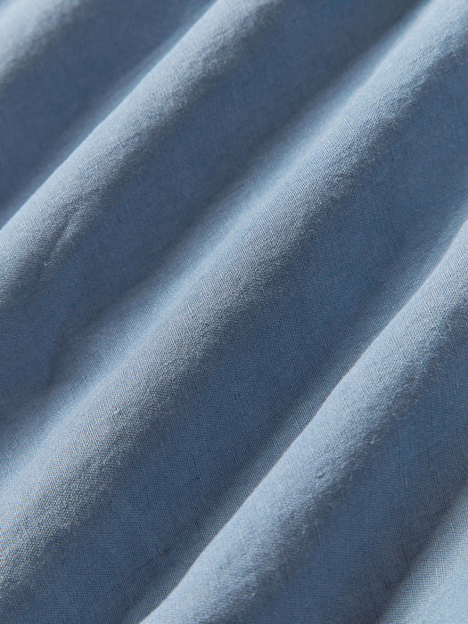 Airy Washed Linen Bed Sheet
