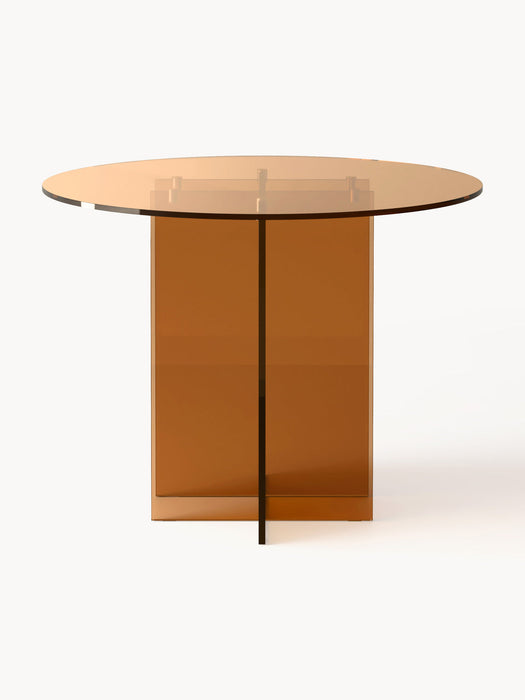 Anouk Round Glass Dining Table, in various sizes