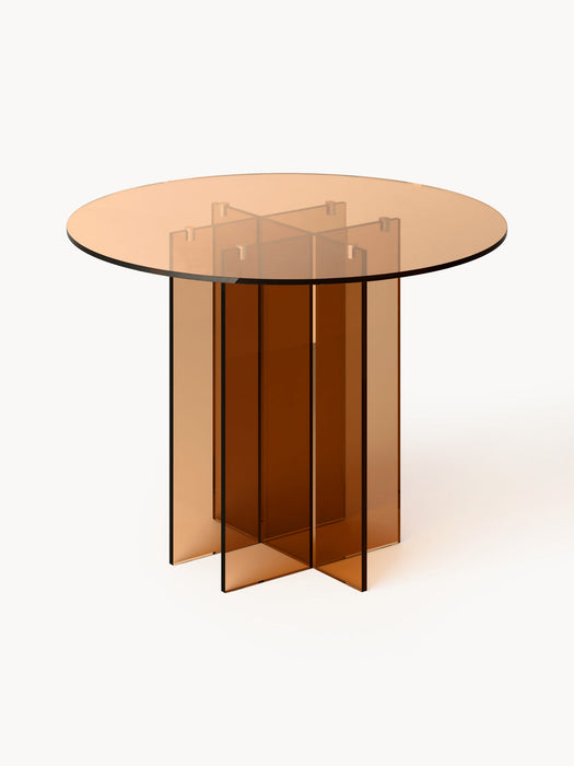 Anouk Round Glass Dining Table, in various sizes
