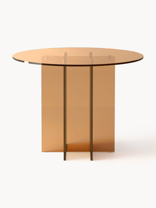 Anouk Round Glass Dining Table, in various sizes