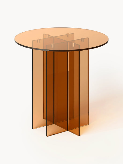 Round Glass Dining Table Anouk in various sizes