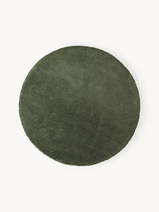 Leighton Round Fluffy High-Pile Rug