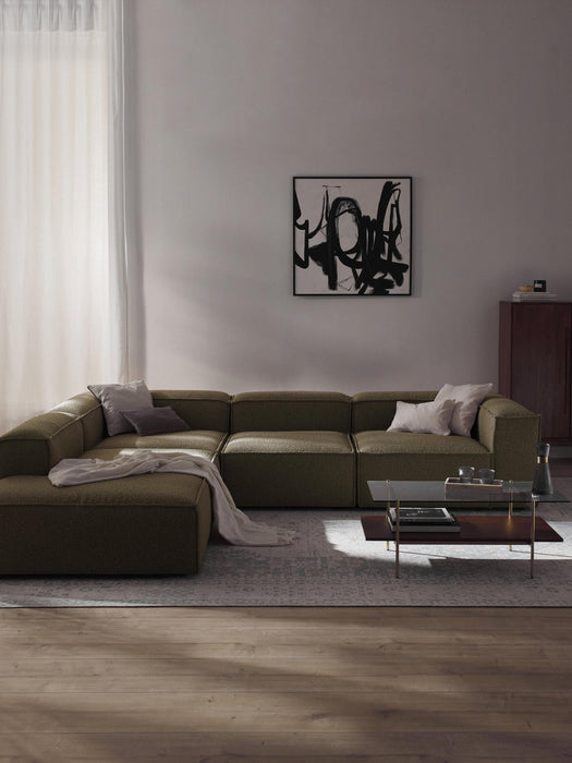 Lennon Bouclé Modular Corner Sofa (4-seater)