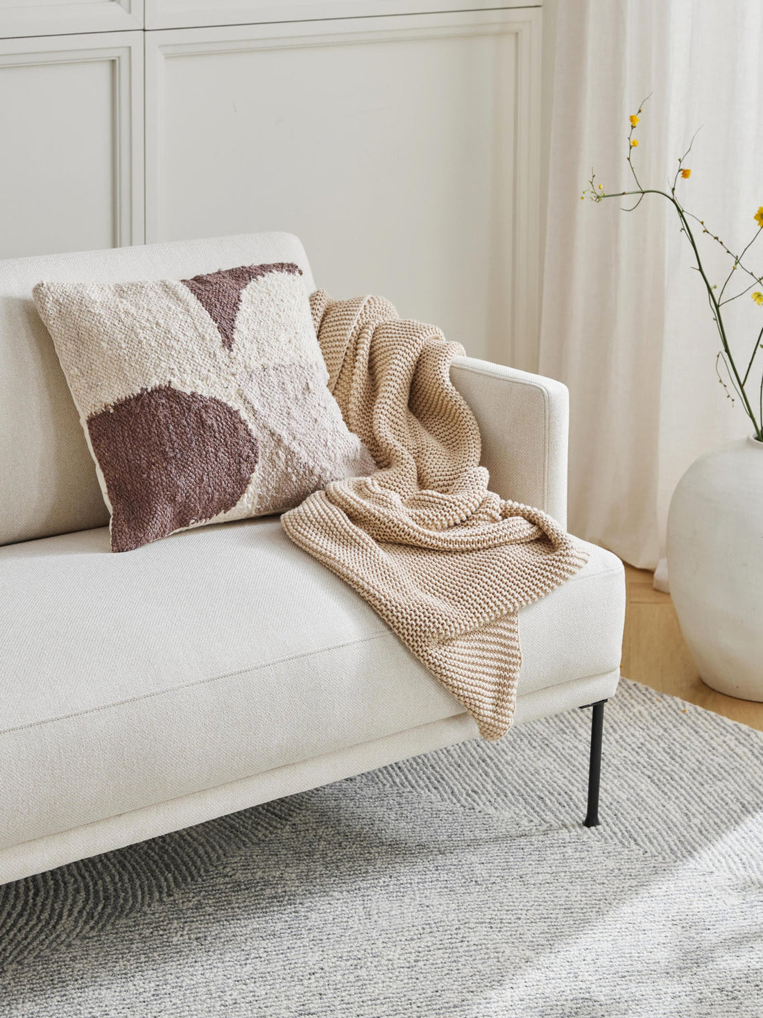 Jasper Silk Blend Cushion Cover