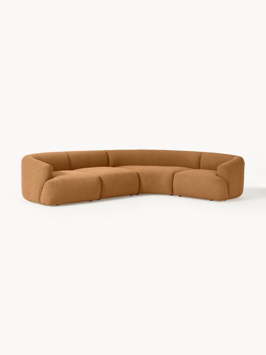 Sofia Modular Bouclé Corner Sofa (4-seater)
