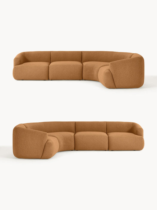 Modular Boucl Corner Sofa Sofia 4-seater