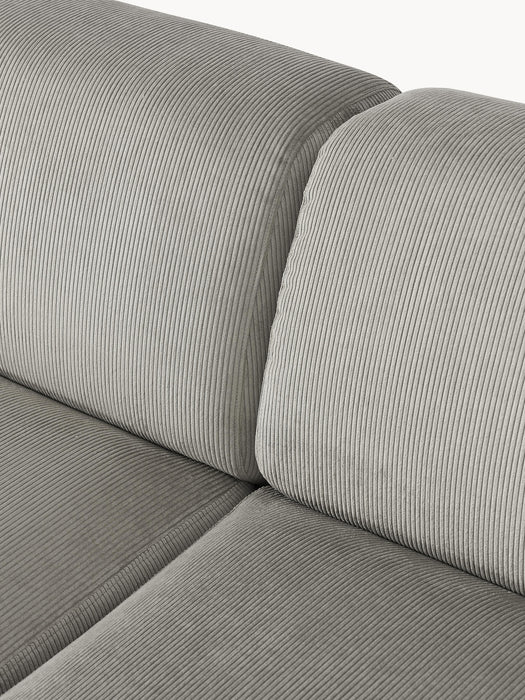 Corduroy Sofa Melva 4-seater