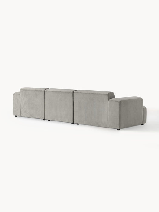 Corduroy Sofa Melva 4-seater