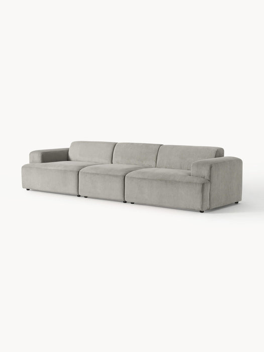 Corduroy Sofa Melva 4-seater