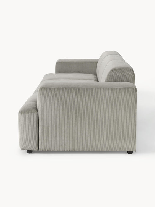 Corduroy Sofa Melva 4-seater