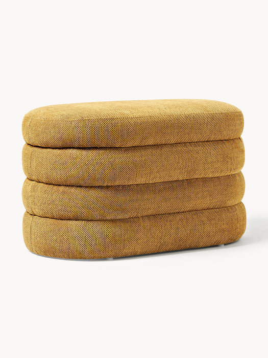 Small Upholstered Bench Alto with Storage Space