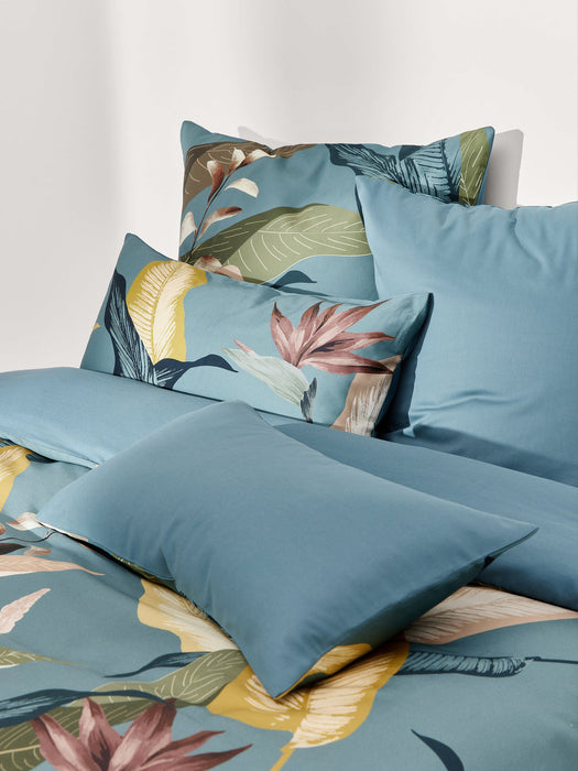 Flora Cotton Sateen Duvet Cover