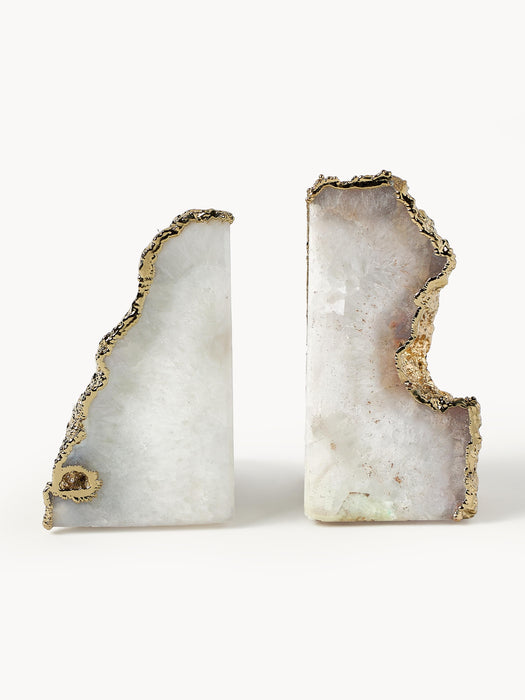 Quartz Bookends Sedona Set of 2