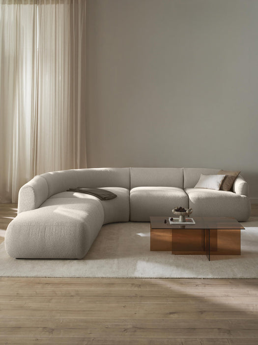 Sofia Modular Bouclé Corner Sofa (4-seater)