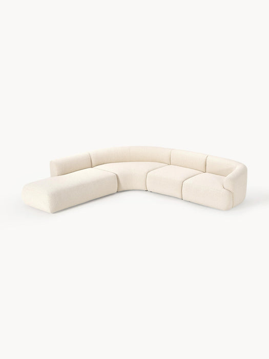 Sofia Modular Bouclé Corner Sofa (4-seater)