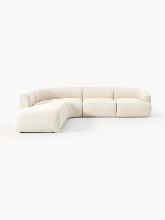 Modular Boucl Corner Sofa Sofia 4-seater