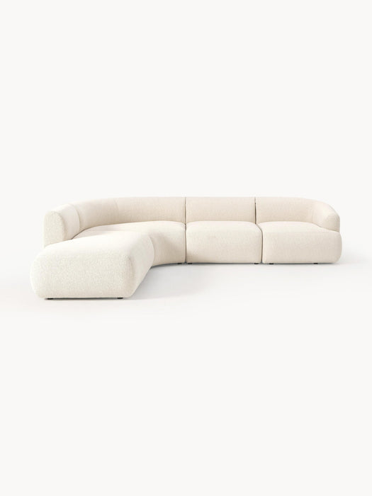 Sofia Modular Bouclé Corner Sofa (4-seater)