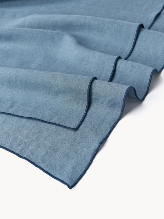 Kennedy Linen Tablecloth with Decorative Edging