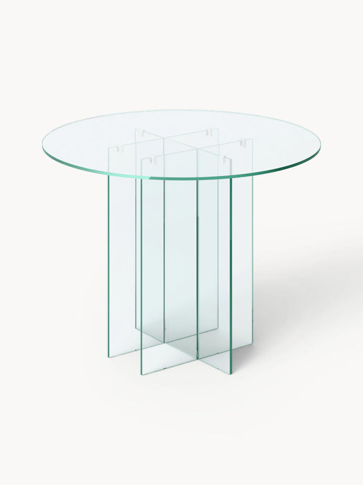 Anouk Round Glass Dining Table, in various sizes