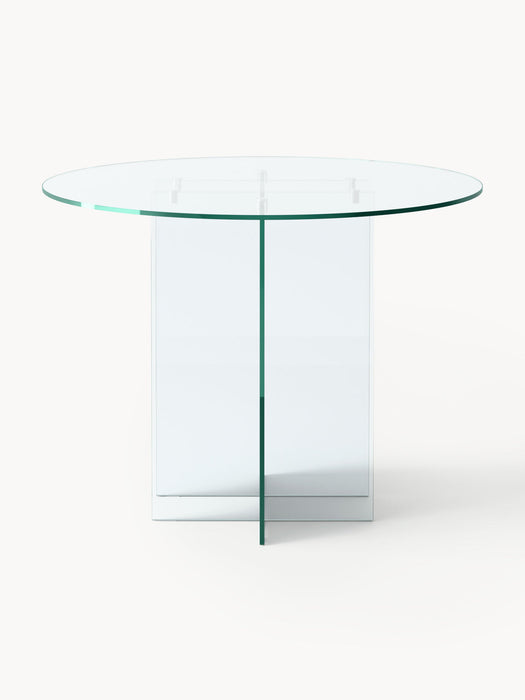 Anouk Round Glass Dining Table, in various sizes