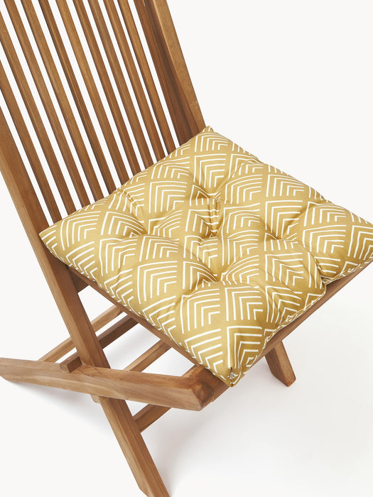 Outdoor Seat Cushion Milano with Graphic Pattern
