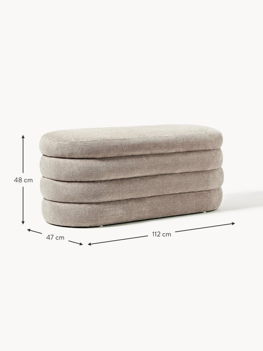 Upholstered Bench Alto with Storage Space