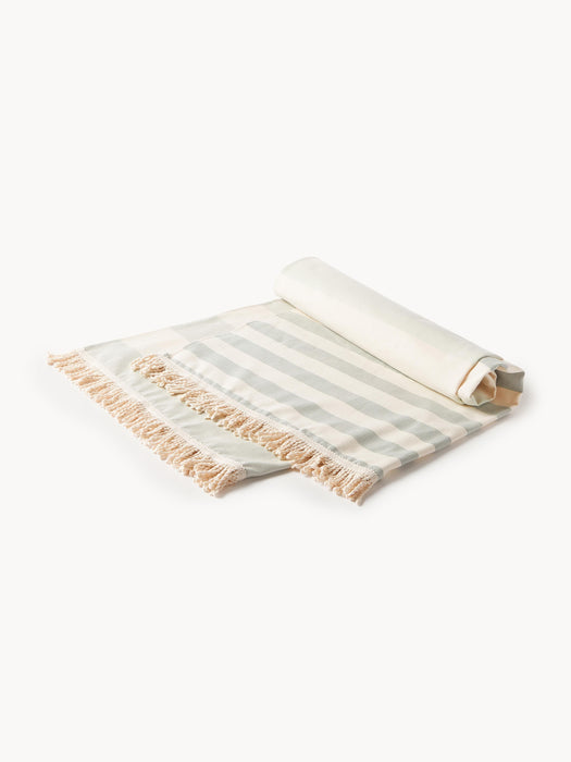 Striped Hammam Towel Priya with Fringes