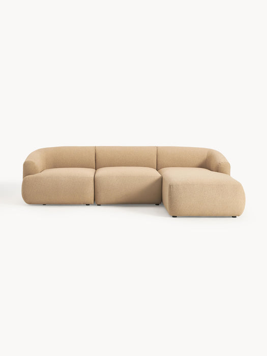 Modular Boucl Corner Sofa Sofia 3-seater