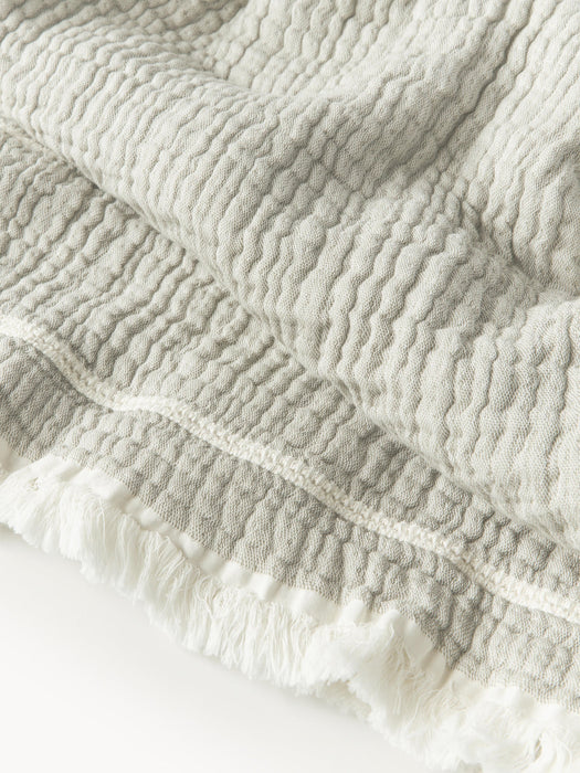 Kailani Cotton Bedspread with Fringes