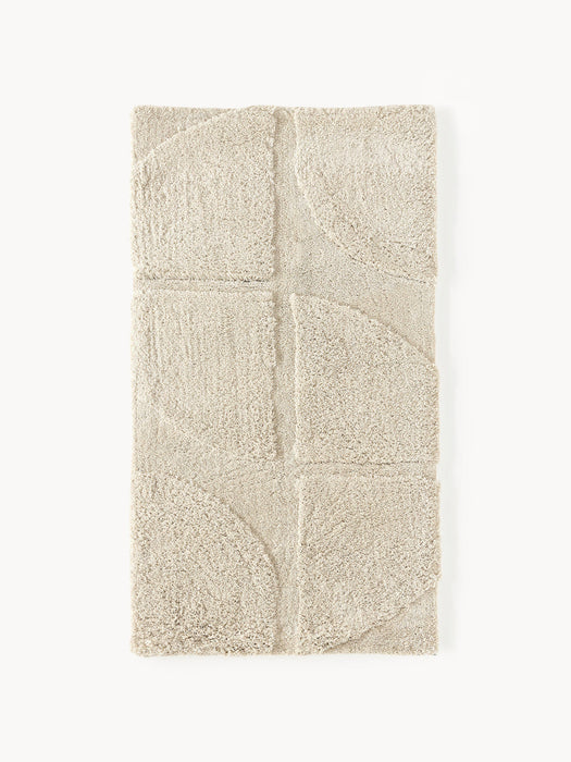 Jade Fluffy High-Low Rug