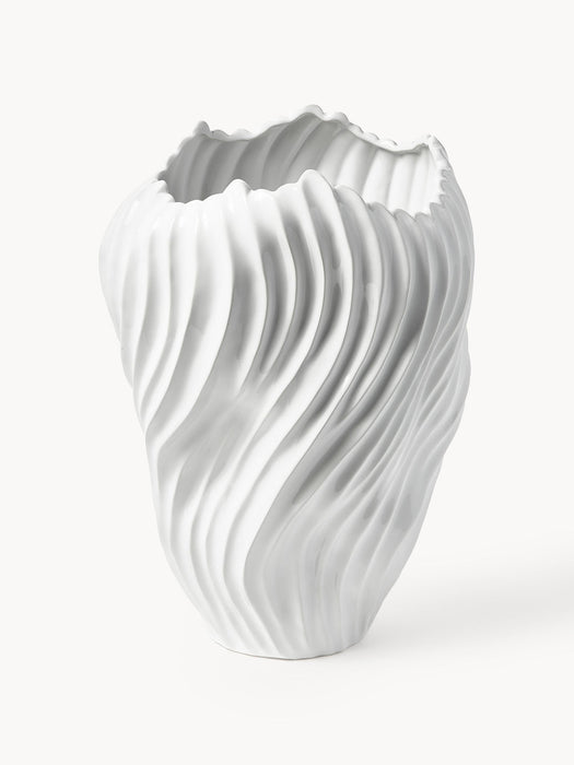 Milazzo Vase with Ribbed Twist, H 44 cm
