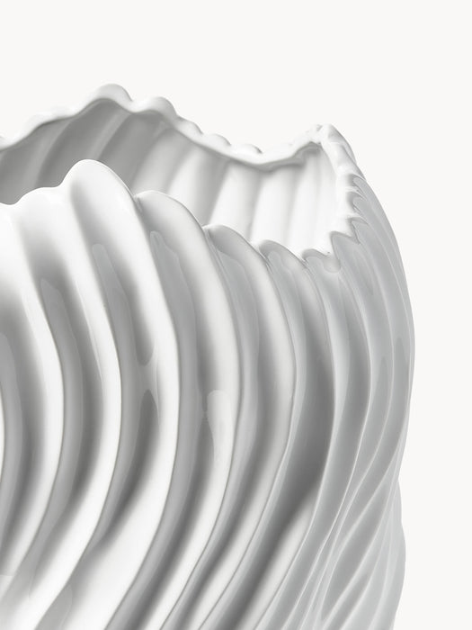 Vase Milazzo with Ribbed Twist H 44 cm