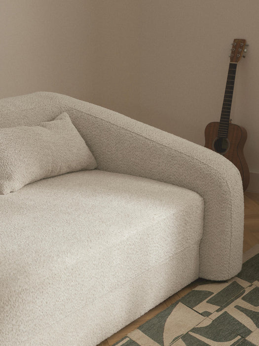 Teddy Boucl Sofa Bed Eliot 3-seater