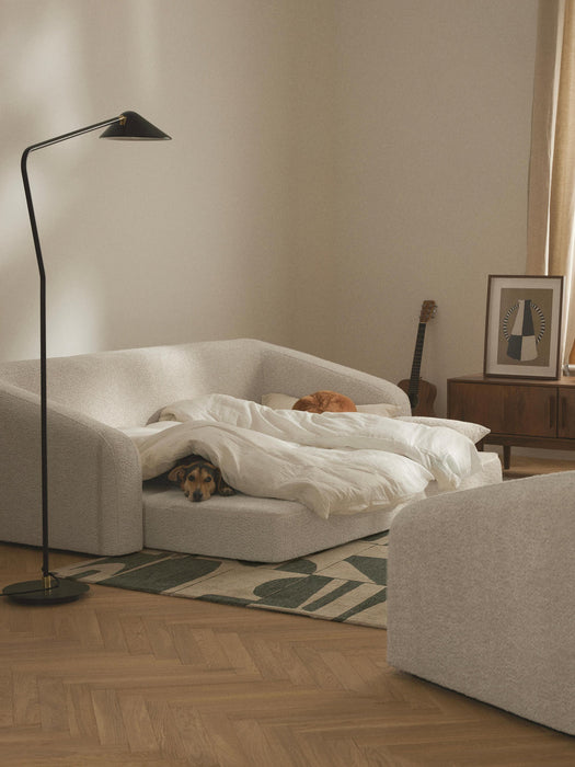 Eliot Teddy BouclÃ© Sofa Bed (3-seater)