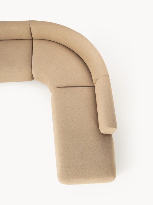 XL Modular Boucl Corner Sofa Sofia