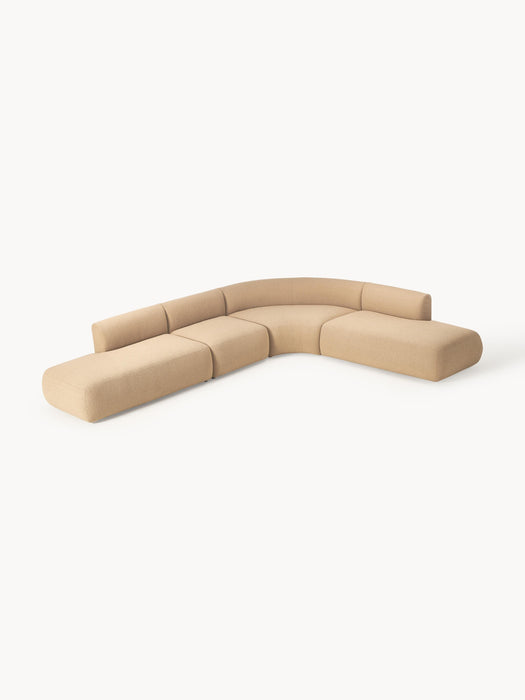 XL Modular Boucl Corner Sofa Sofia