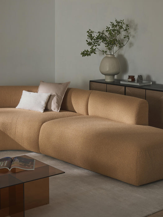 XL Modular Boucl Corner Sofa Sofia