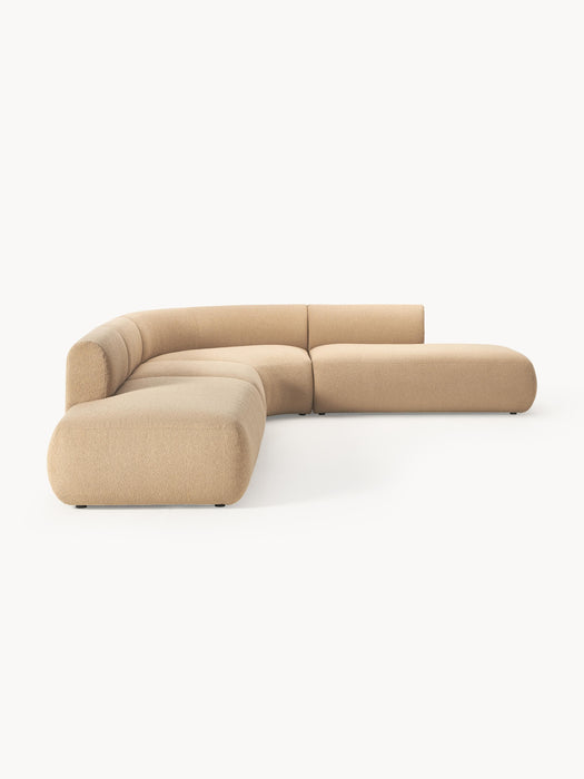 XL Modular Boucl Corner Sofa Sofia