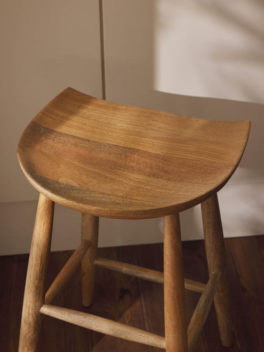 Mango Wood Counter Stool Nino
