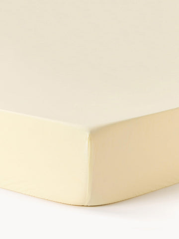 Elsie Topper Fitted Sheet, Cotton Percale
