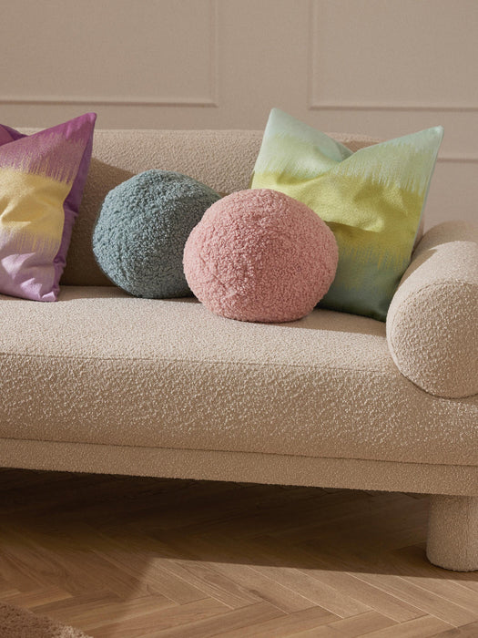 Dotty Round Decorative Teddy Cushion