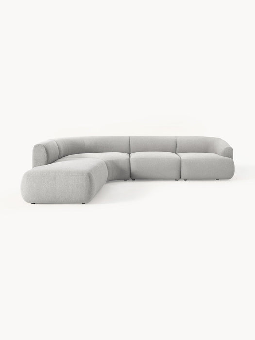 Sofia Modular Bouclé Corner Sofa (4-seater)