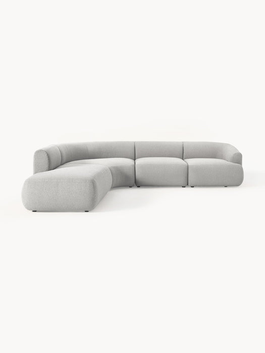 Modular Boucl Corner Sofa Sofia 4-seater