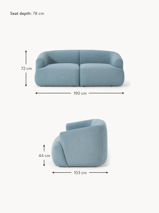 Boucl Modular Sofa Sofia 2-seater