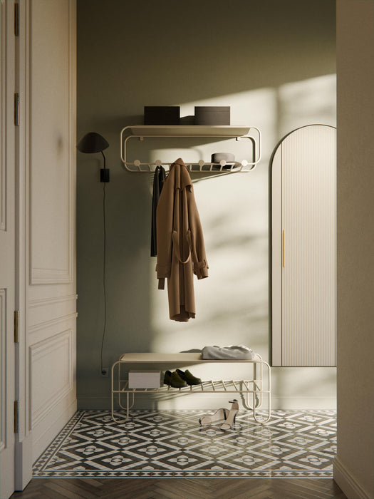 Nash Metal Wall-Mounted Coat Rack